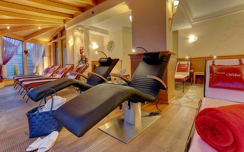 Massageiegen im 3-Sterne-Superior-Hotel Weber